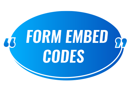 Form Embed Codes