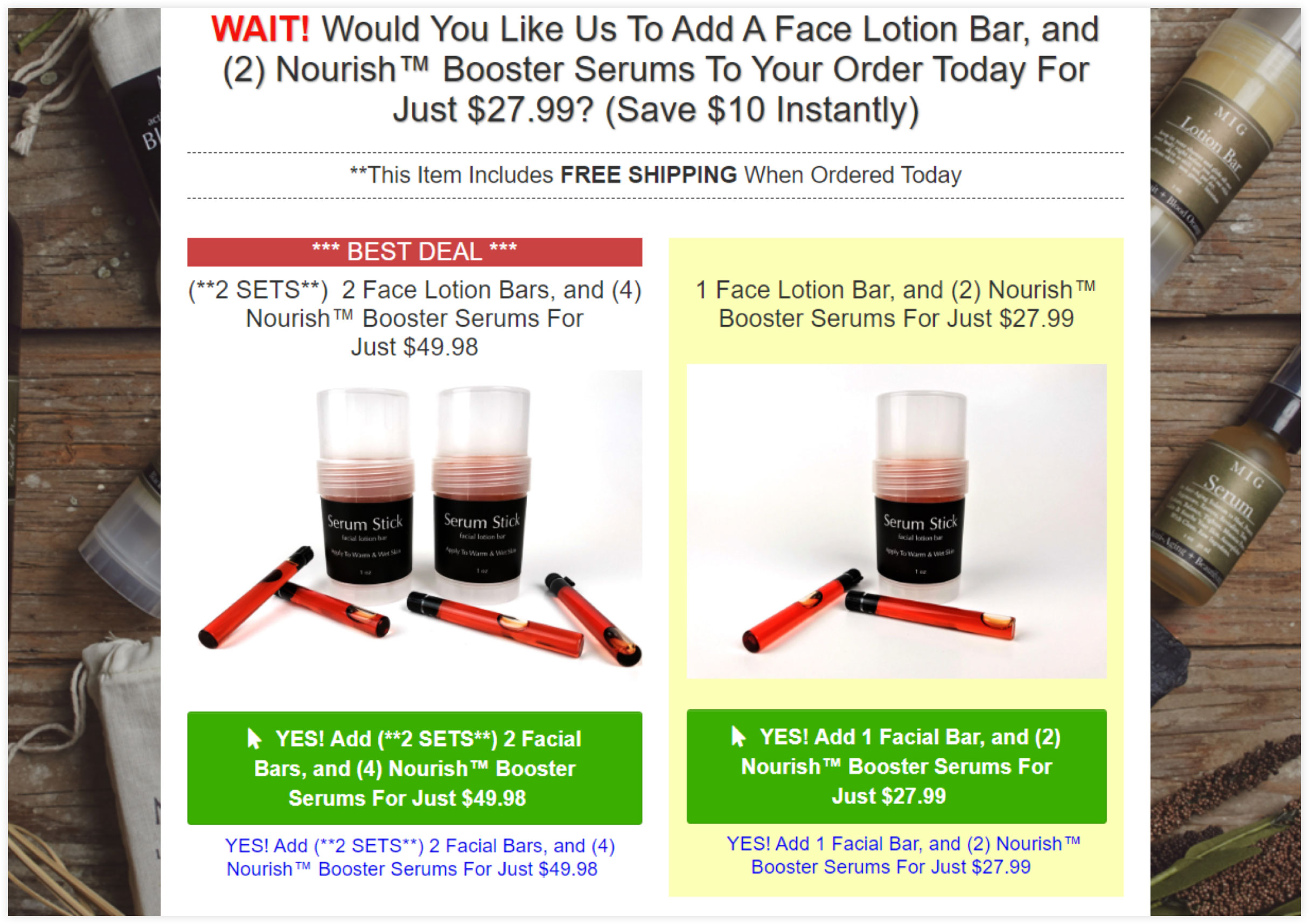 ClickFunnels One-Time-Offer Page example