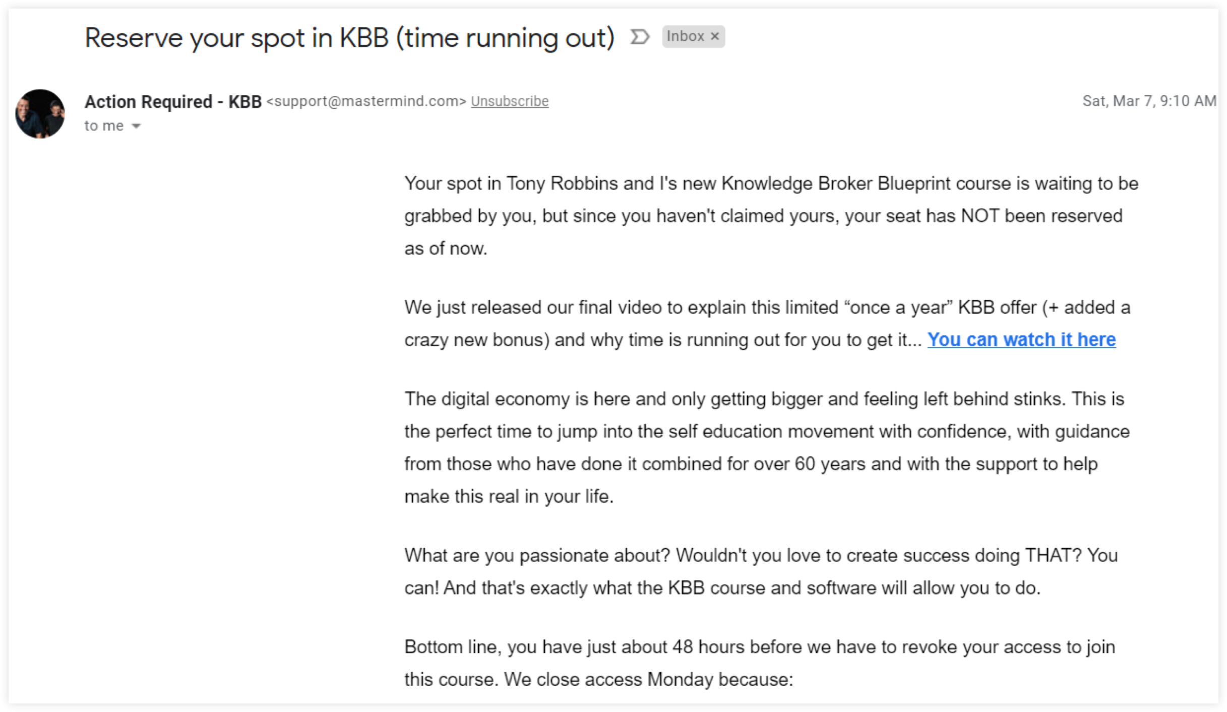 email outreach