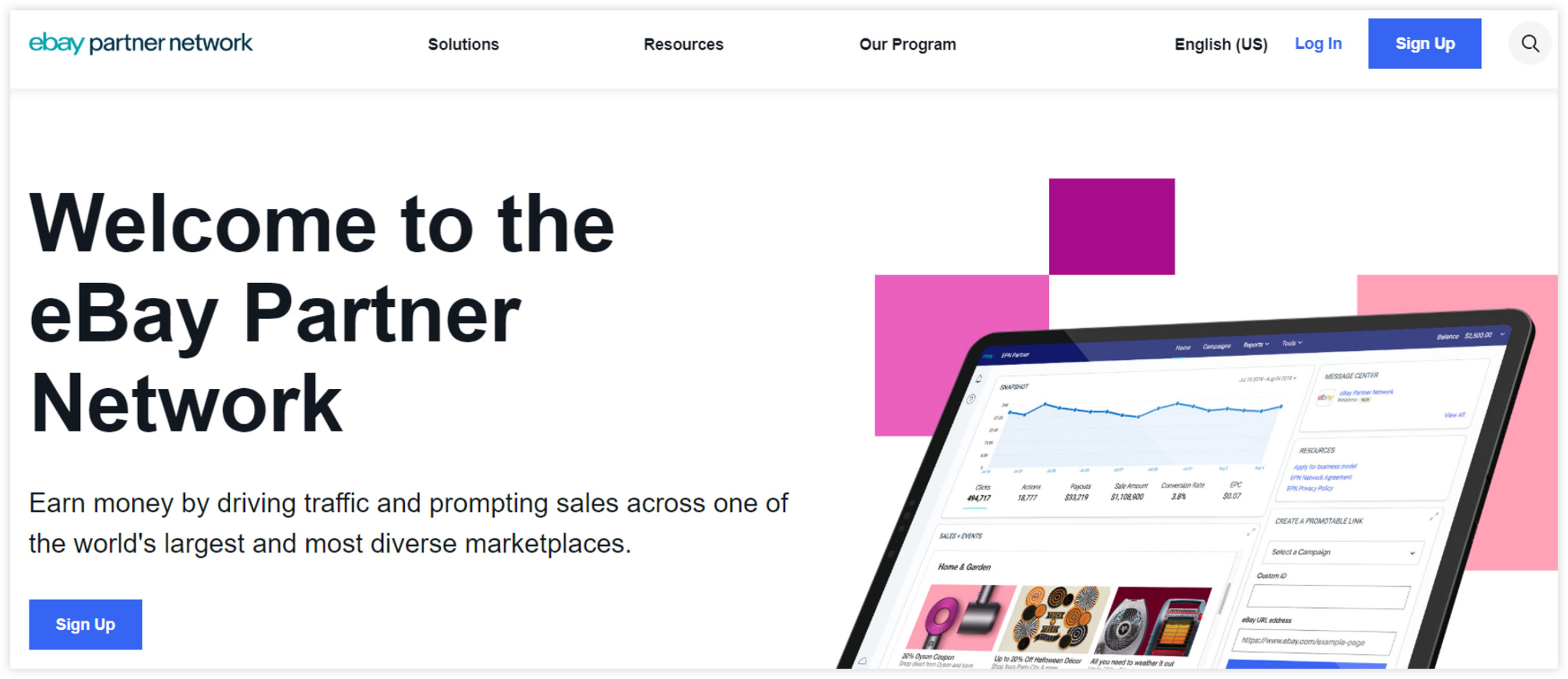 Affiliate Marketplace - eBay Partner Network