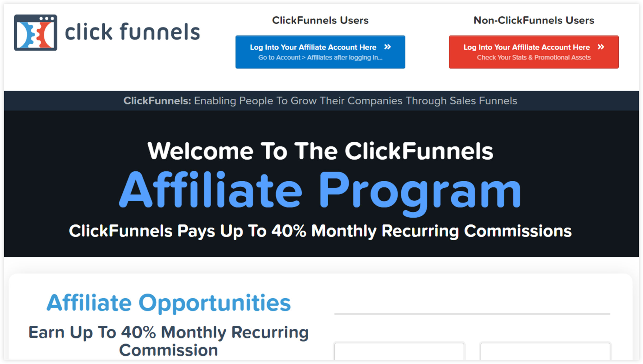 Affiliate Marketplace - ClickFunnels
