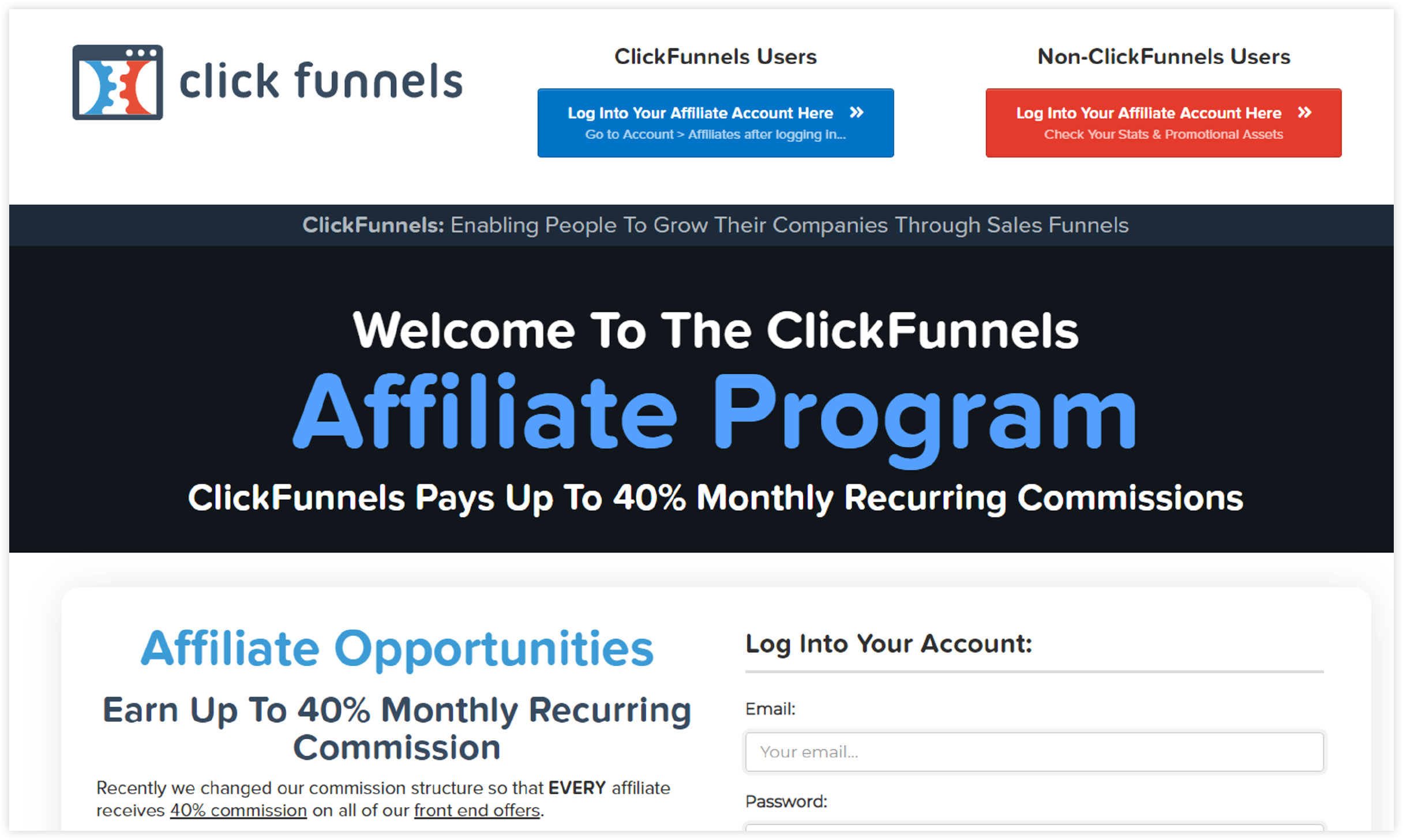 ClickFunnels Affiliate Program