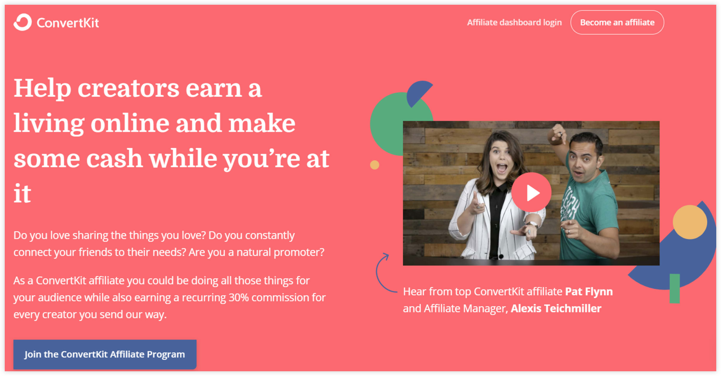 Affiliate Marketplace - ConvertKit