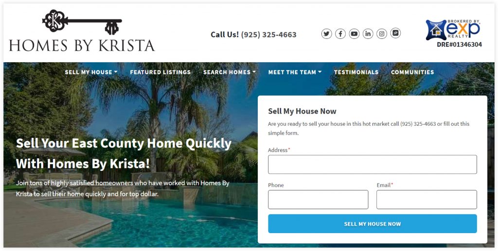 Real Estate Squeeze Page Funnel Example
