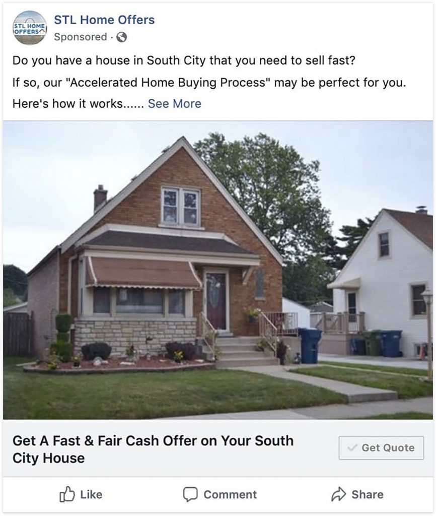 Facebook Ad Example