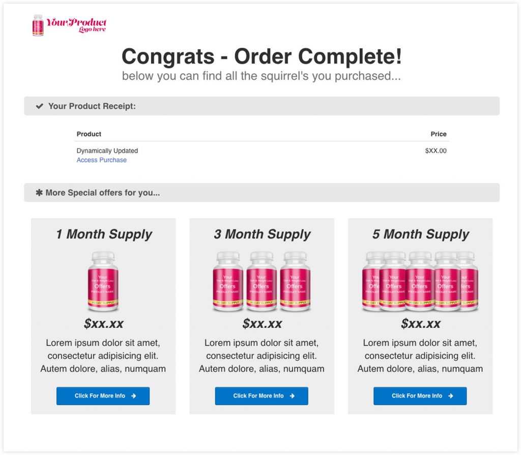 ClickFunnels Tripwire Funnel Template Thank You Page