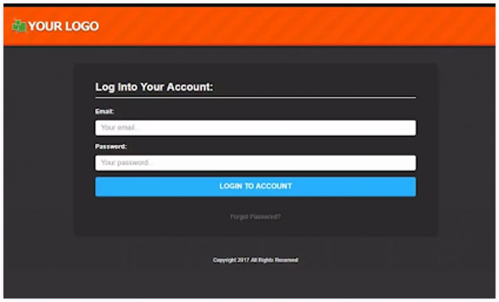 ClickFunnels Membership Funnel Template Login Screen
