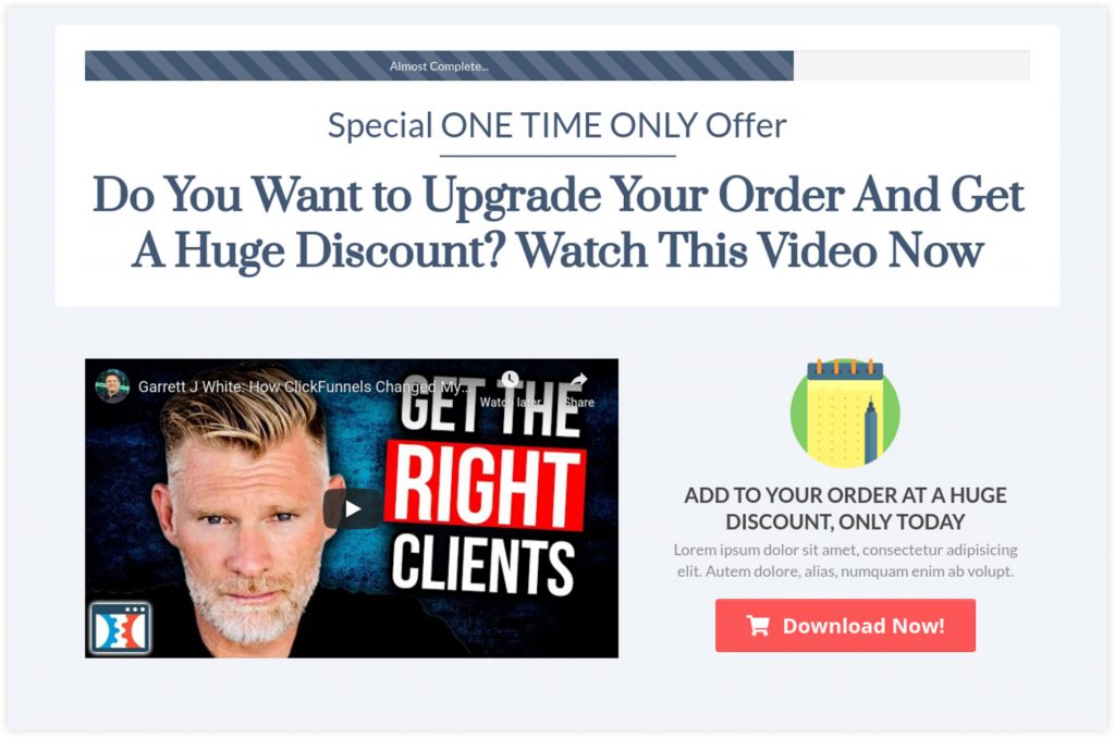 ClickFunnels Sales Funnel Page for Real Estate