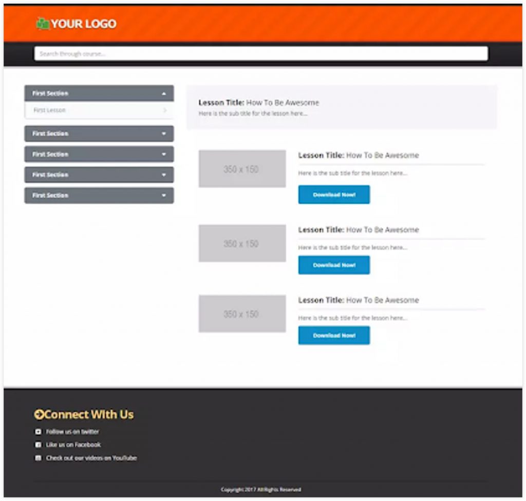 ClickFunnels Membership Funnel Template Membership Home page