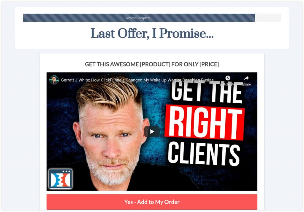 ClickFunnels Sales Funnel Page for Real Estate