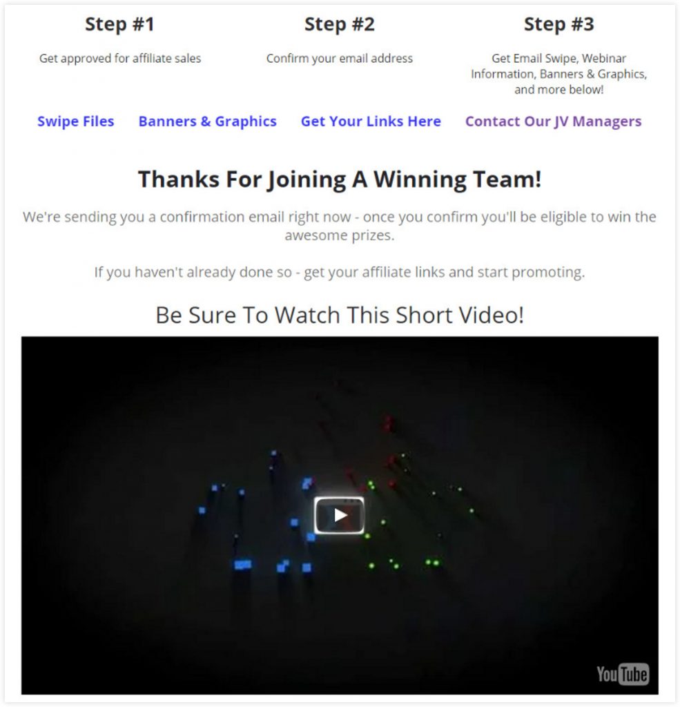 ClickFunnels Video Sales Letter Template Thank You Page