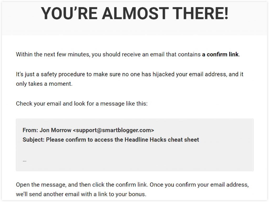 ClickFunnels eBook Funnel Template Thank You Page