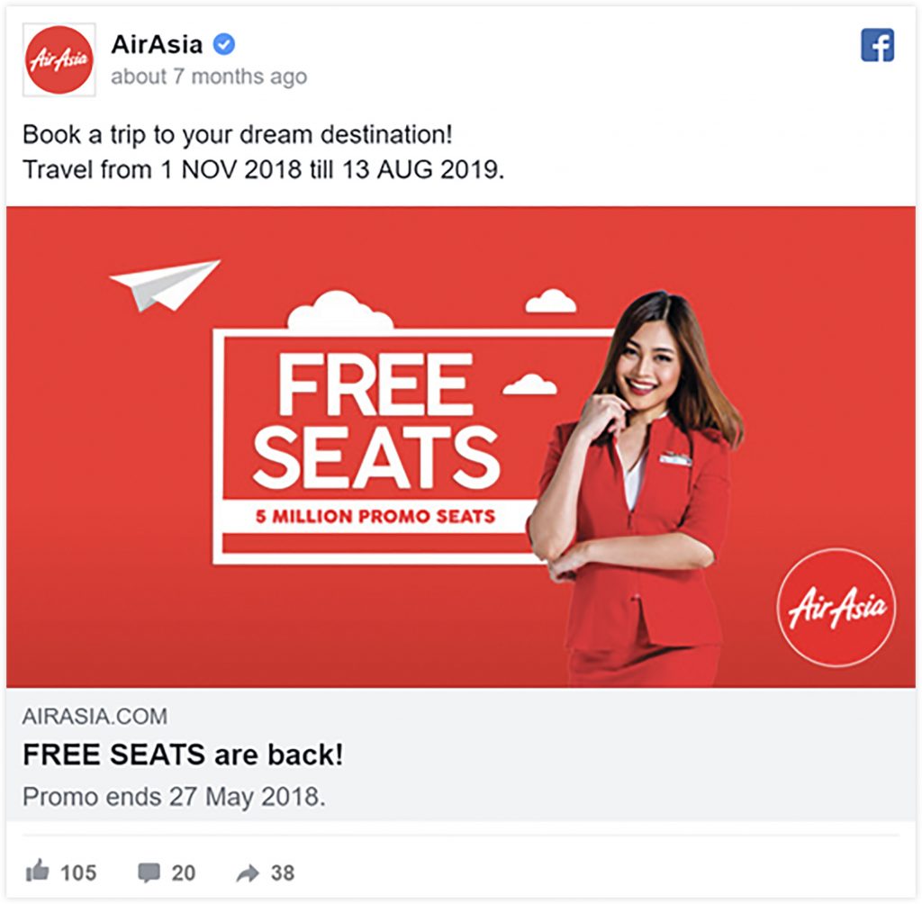 Air Asia Headline Examples