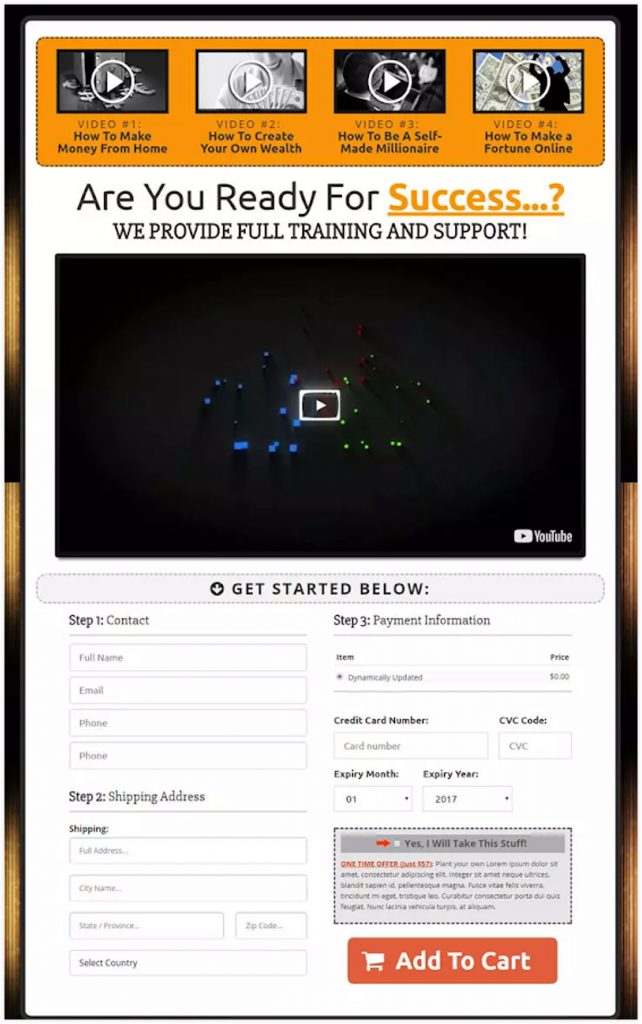 ClickFunnels Launch Video Sales Funnel Template