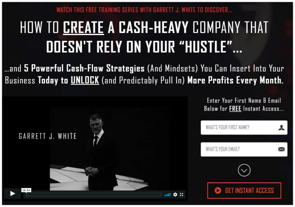 Garrett J. White Headline Example