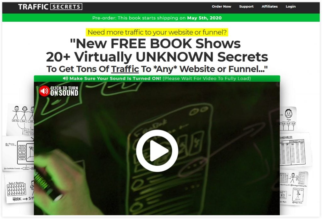 ClickFunnels Book Funnel Template Sales Page
