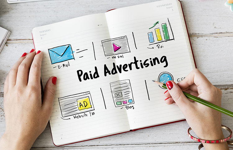 paid advertisement drawing
