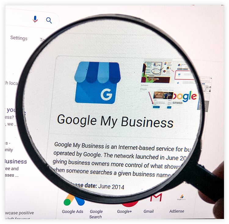 google my business listing setup