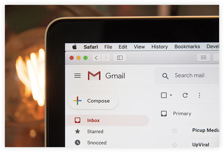 gmail inbox to work on email marketing