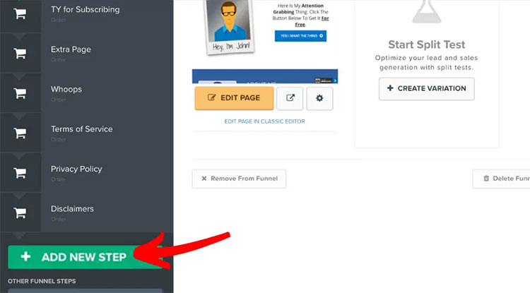 ecommerce store builder with clickfunnels