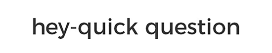 email subject line