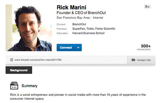 rick marini linkedin profile