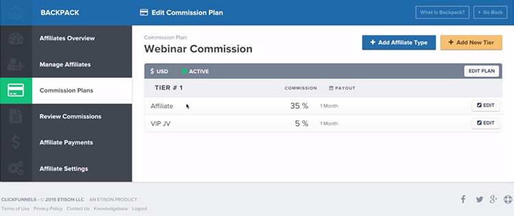 backpack commission plans