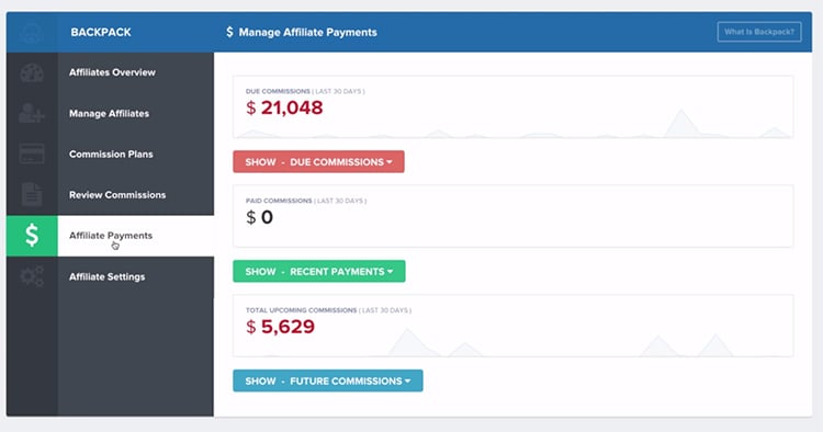 backpack affiliate payments