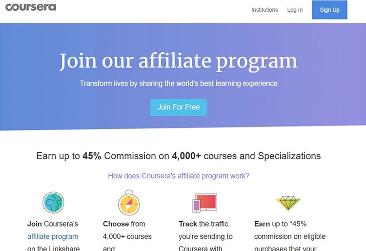 coursera affiliate program
