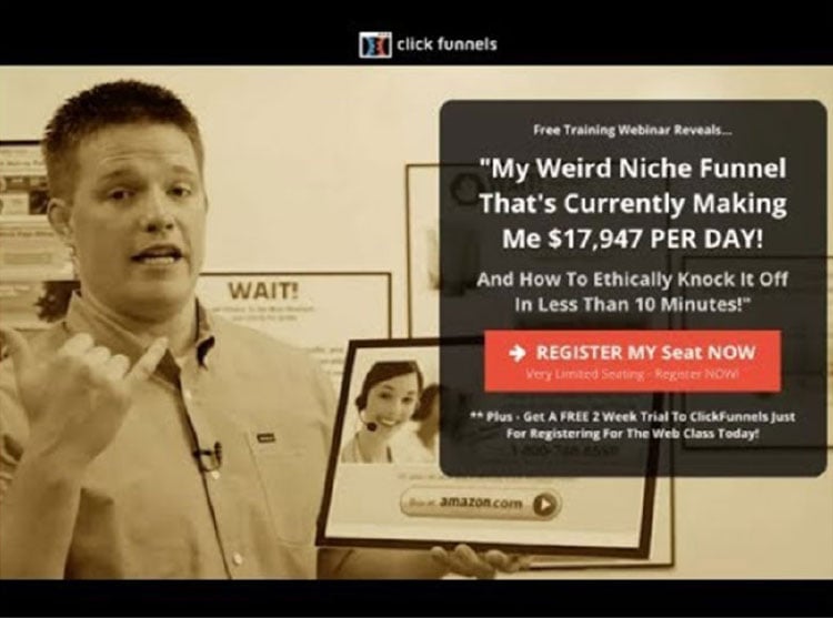 webinar lead capture page