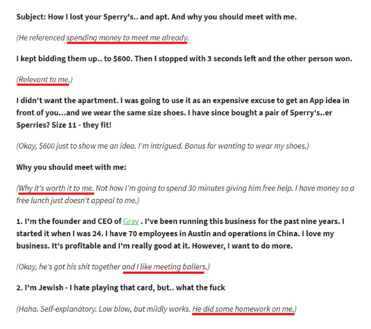 cold email outreach