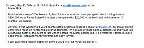 cold email outreach
