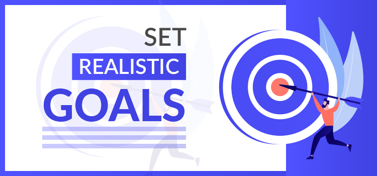 set realistic goals graphic