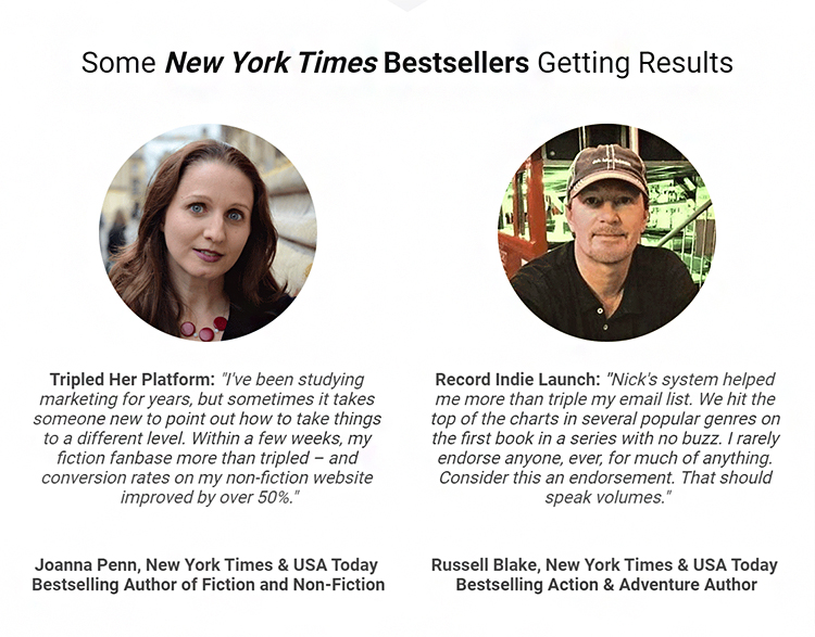 New York times bestsellers testimonial examples