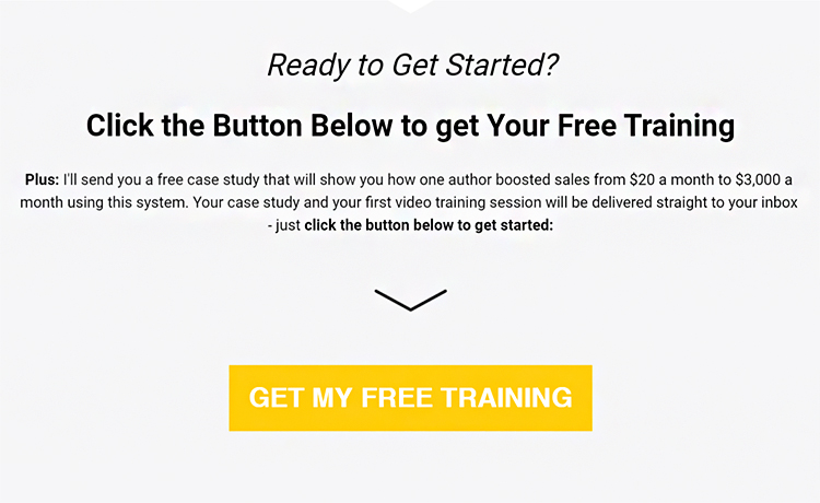 Ready to get started and get my free training call to action button example