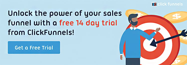 get a 14 day free trial with clickfunnels
