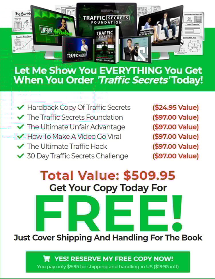 Value of your offer vs. how much your offer costs list.