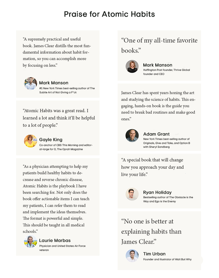 Sales page social proof with testimonials.