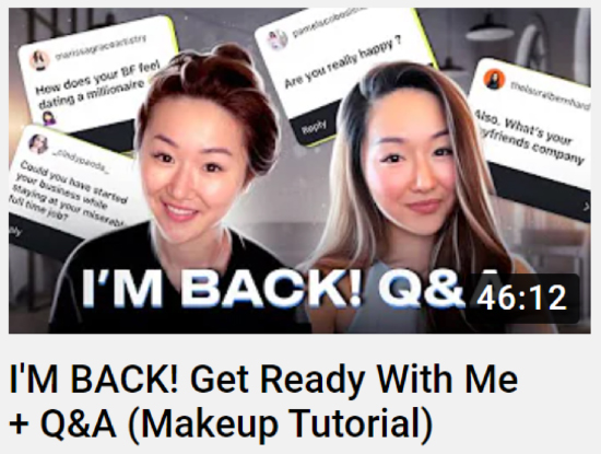 Youtube Question and Answer video example.