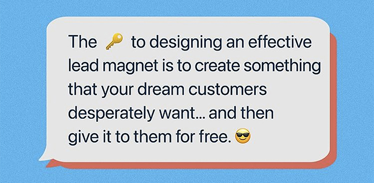 The key to designing an effective lead magnet graphic. 