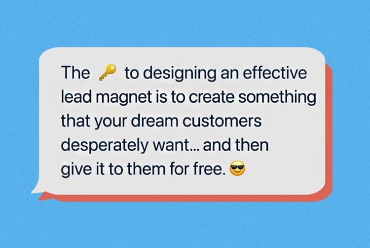 The key to designing an effective lead magnet graphic. 