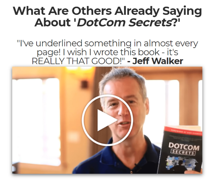 Long-Form Landing Page, ClickFunnels video testimonials.