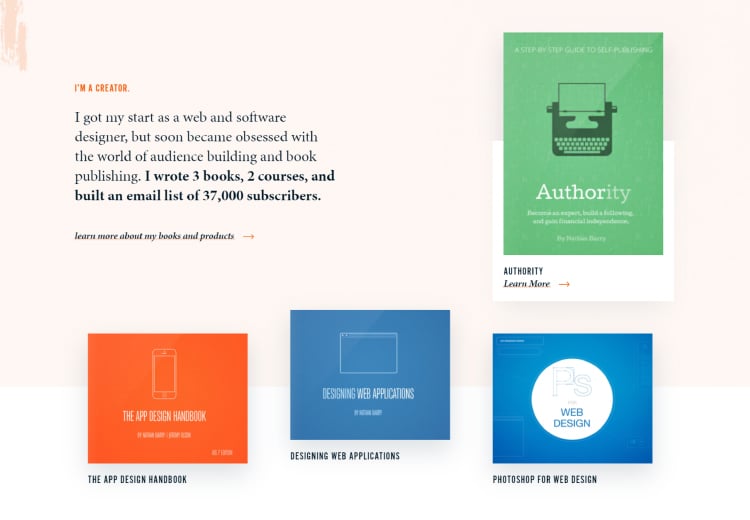 Squeeze Page as a Homepage, 3 book author information.