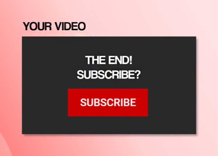 Video subscription graphic.