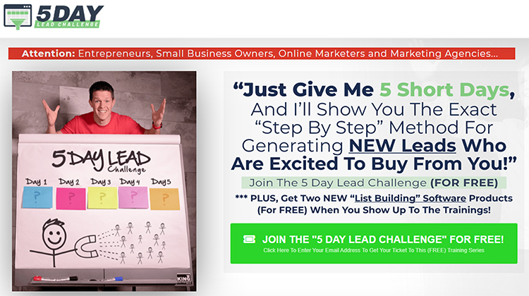 Free (Or Paid) Challenge, Clickfunnels example.