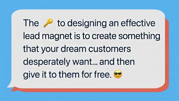Create a Super Valuable Lead Magnet, graphic. 