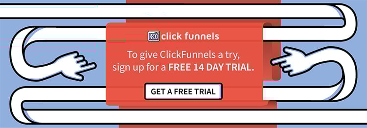 get 14 day free trial with clickfunnels