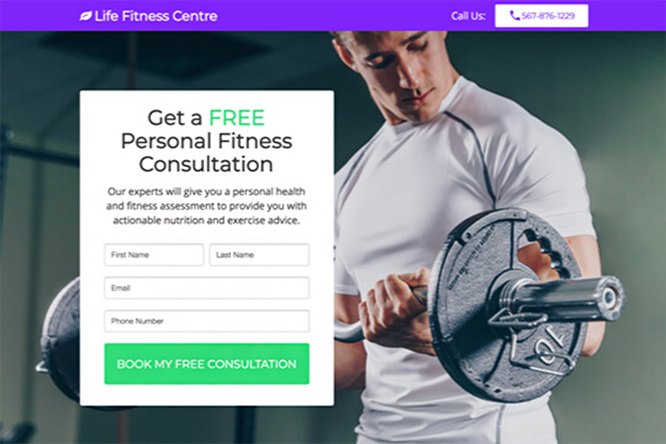 Free Audit/Consultation, Life Fitness centre example.