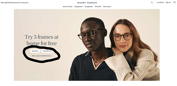 Quiz Funnels, product-based quiz example.