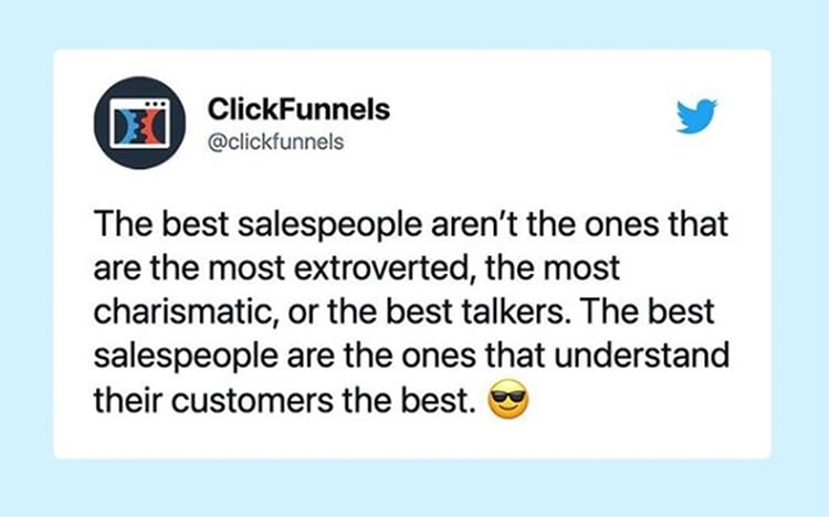 Do Extensive Customer Research, Clickfunnels example. 